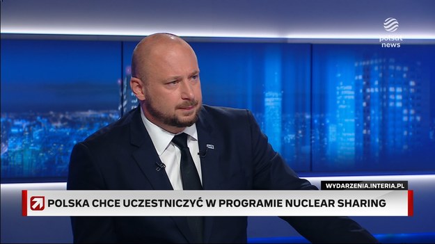 - Póki co, temat Polska w Nuclear Sharing, jest elementem debaty publicystycznej i naukowców. Bardzo dobrze, że ona się odbywa, bo jest to niezwykle ważny aspekt - mówił Jacek Siewiera w programie "Gość Wydarzeń".