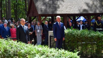 Prezydenci Polski i Litwy w Pszczelniku. Uczcili pamięć litewskich lotników
