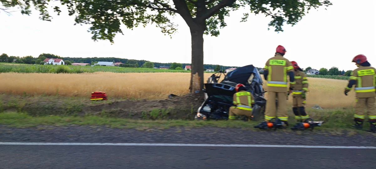 Dwie osoby zginęły w wypadku samochodowym w Wyskokach w powiecie zgierskim w województwie łódzkim. Droga krajowa nr 14 jest częściowo zablokowana.