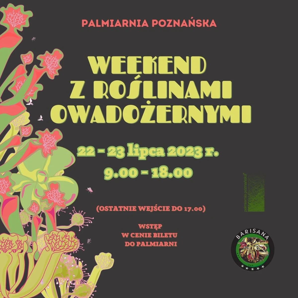 Najbliższy weekend w poznańskiej Palmiarni będzie prawdziwą gratką dla miłośników mocnych wrażeń. 22 i 23 lipca w pawilonie z roślinnością śródziemnomorską odbędzie się wystawa roślin owadożernych.