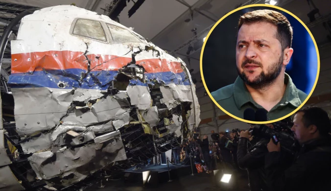 Katastrofa samolotu MH17 nad Ukrainą. Zełenski zabrał głos