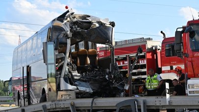 Dwa autobusy zderzyły się na czeskiej autostradzie. Jest wielu rannych