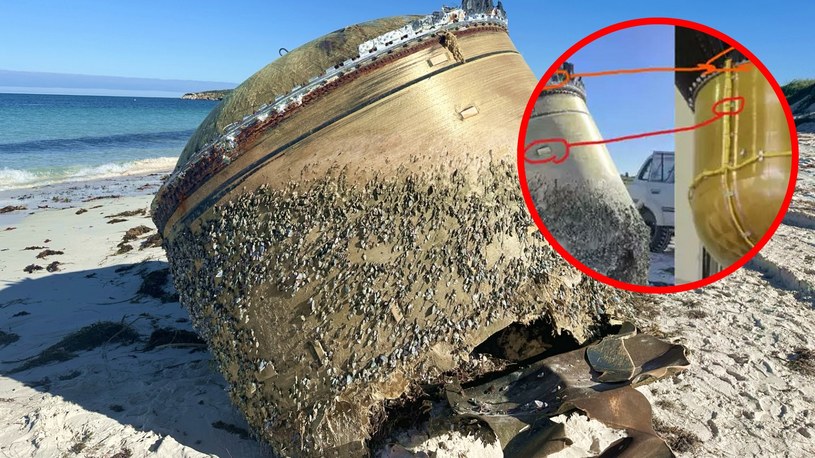 Na plaży w zachodniej części Australii odkryto tajemniczy obiekt wielkości małego samochodu. Okazuje się, że przybył do nas z przestrzeni kosmicznej.