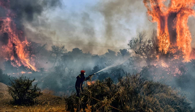 Potężne pożary w Grecji. Polscy strażacy ruszają z pomocą