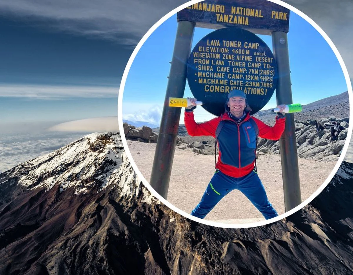 ​Krzysztof Drabik z Bytomia 15 lipca zdobył najwyższą górę Afryki - Kilimandżaro. Jego wyczyn jest szczególnie niezwykły, ponieważ dokonał tego... żonglując butelkami. Celem akcji było zebranie funduszy na rozpoczęcie budowy w Kenii centrum rehabilitacji dla dzieci z niepełnosprawnościami. To nie pierwsza taka akcja barmana.