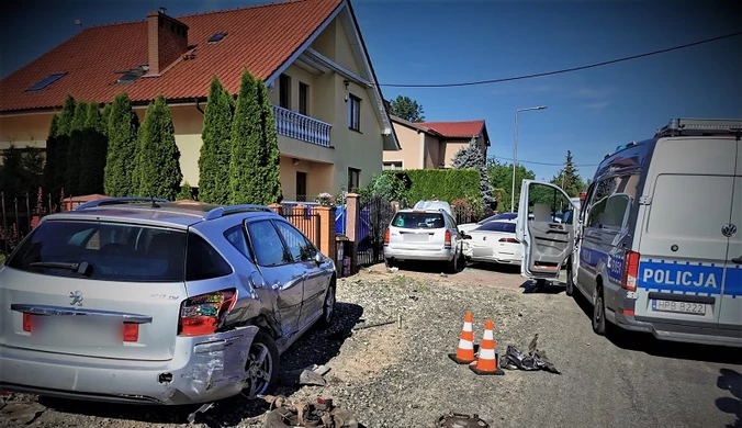 Tragiczny wypadek w Legnicy. Kobietę wyrzuciło w powietrze