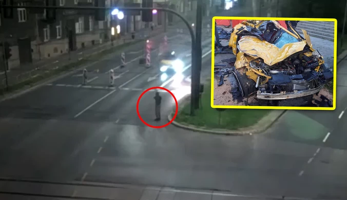 Tragiczny wypadek w Krakowie. Policja wciąż szuka pieszego