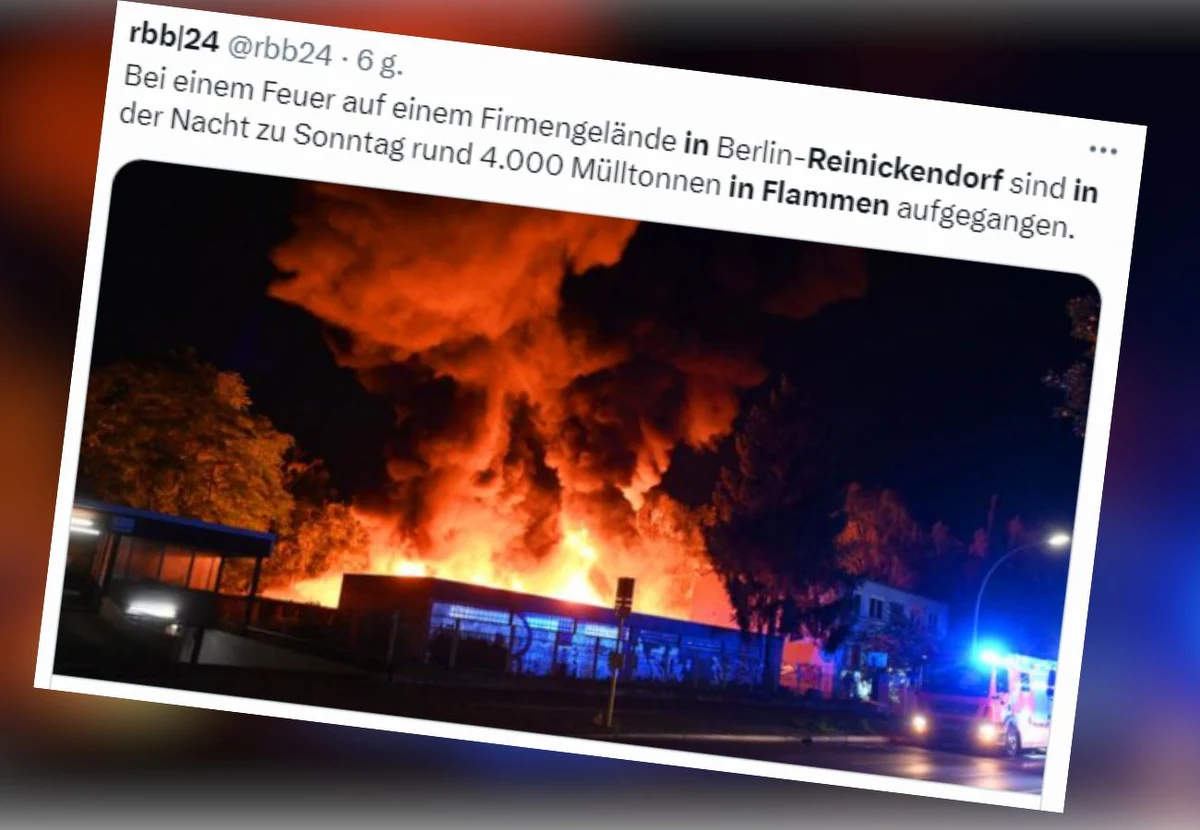 Ogromny ogień strawił w nocy z soboty na niedzielę w Berlinie tysiące plastikowych pojemników na śmieci. Według miejscowych mediów, sprawcą pożaru był podpalacz.
