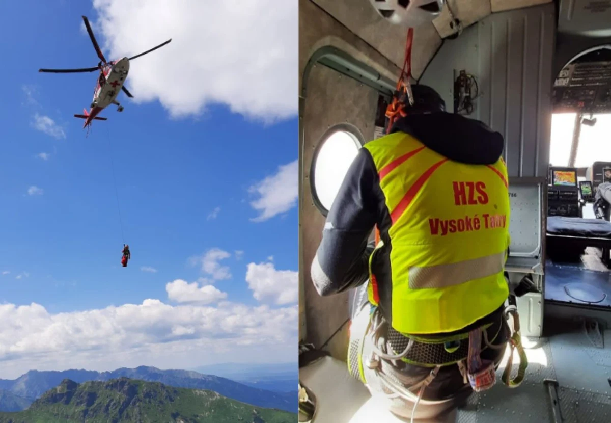 Polski wspinacz zginął w słowackich Tatrach. Spadł z wysokości ok. 150 metrów z grani Wielkiej Kapałkowej Turni.