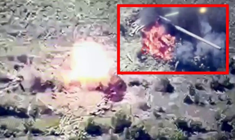 W sieci pojawiło się nagranie dokumentujące kolejny udany atak ukraińskich sił - tym razem na ich celowniku znalazła się rosyjska samobieżna haubica 2S7M Pion-M, a wszystko nagrał polski dron FlyEye. 
