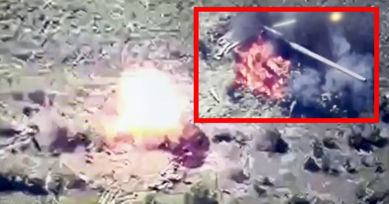 W sieci pojawiło się nagranie dokumentujące kolejny udany atak ukraińskich sił - tym razem na ich celowniku znalazła się rosyjska samobieżna haubica 2S7M Pion-M, a wszystko nagrał polski dron FlyEye. 