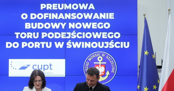 Podpisano umowę na dofinansowanie prac umożliwiających transport wodny do Portu Zewnętrznego w Świnoujściu. Inwestycja umożliwi utworzenie na istniejącym akwenie żeglugowym toru wodnego o głębokości 17 m, szerokości 500 m i długości ok. 70 km.