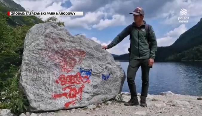 "Wydarzenia": Wandale niszczą Tatrzański Park Narodowy. Apel do turystów