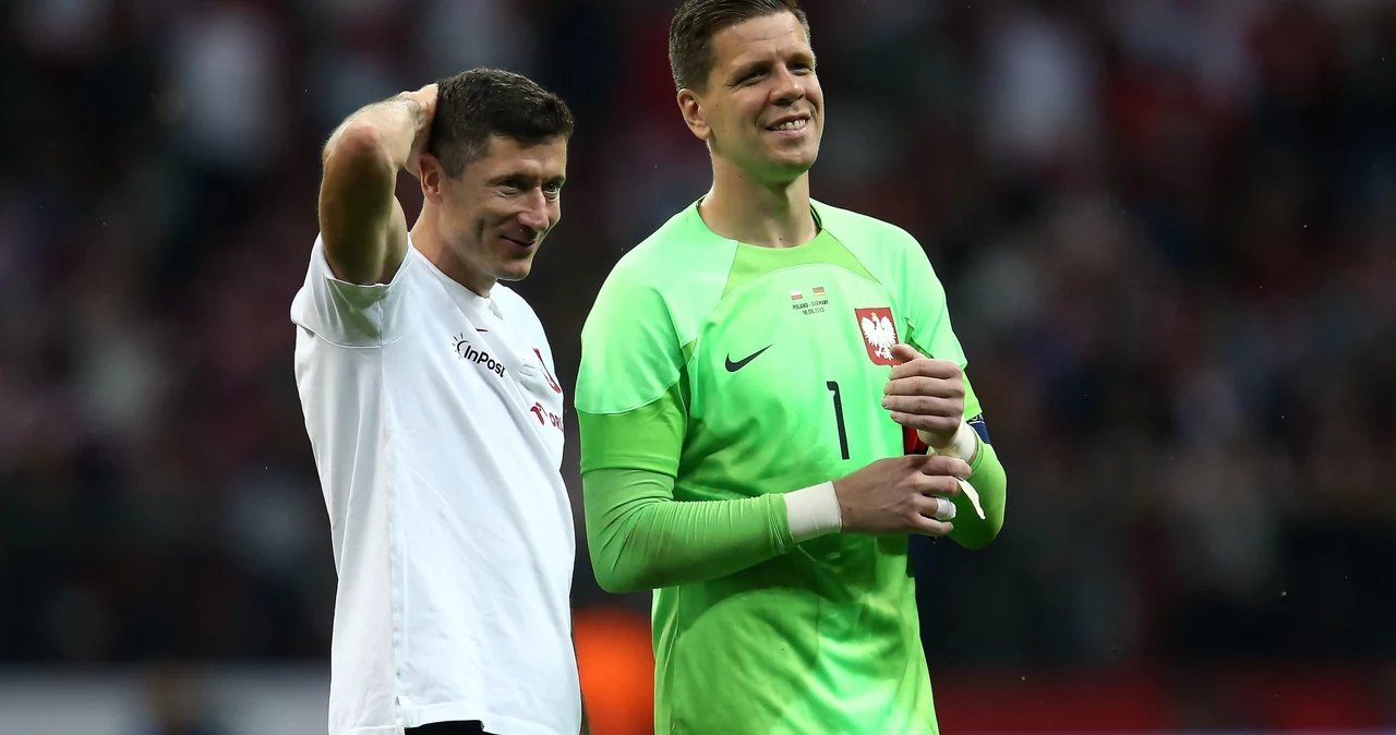 Wojciech Szczęsny i Robert Lewandowski