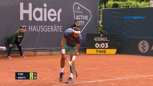 Skrót meczu ćwierćfinału turnieju ATP w Hamburgu Laslo Djere - Lorenzo Musetti 7:5, 6:3.

