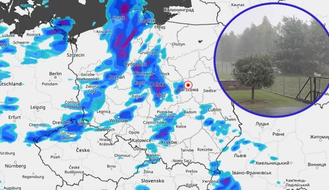 Połamane drzewa, zalane piwnice. Burze nad Polską