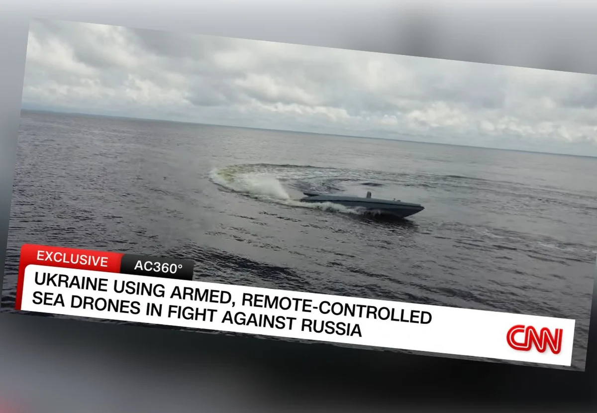 Stacja CNN uzyskała dostęp do tajnej ukraińskiej bazy, w której testowana jest nowa broń. To drony, ale nie powietrzne, a nawodne.