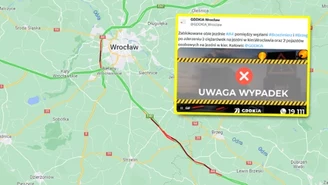 Paraliż na A4 pod Wrocławiem. Zablokowane były oba kierunki autostrady