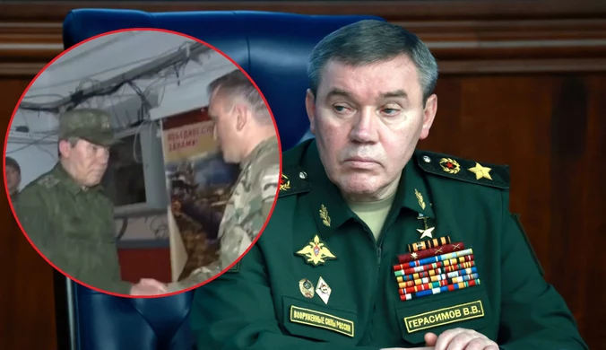 Gierasimow odwiedził rosyjskich żołnierzy. "Przeprowadził inspekcję"