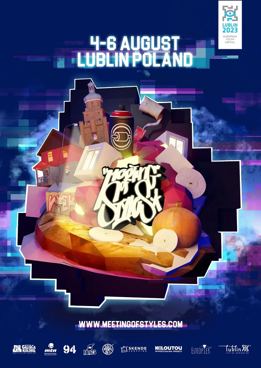Twórcy graffiti w najbliższych dniach zawitają do Lublina na międzynarodowy festiwal Meeting of Styles Polska. Do ich dyspozycji będzie mur obwodowy na obwodnicy Lublina. To jedno z wydarzeń Europejskiej Stolicy Młodzieży.

