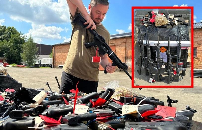 Do Ukrainy trafiła właśnie pierwsza dostawa broni skonfiskowanej przez USA - to głównie broń półautomatyczna i blisko 150 tys. nabojów przekazane przez policję z Miami.