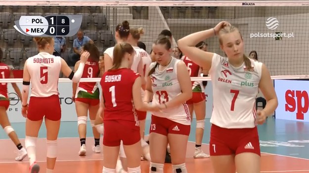 Siatkarki Meksyku nie popisały się w drugim secie meczu z Polkami w MŚ U-19. Jedna z zawodniczek z Ameryki Północnej przy stanie 7:6 dla Biało-Czerwonych "ustrzeliła" koleżankę z drużyny.