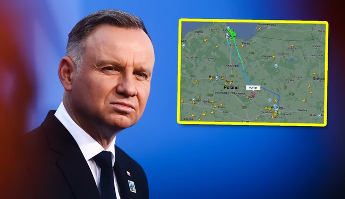 Andrzej Duda miał lądować w Gdyni. Plany prezydenta pokrzyżowała pogoda