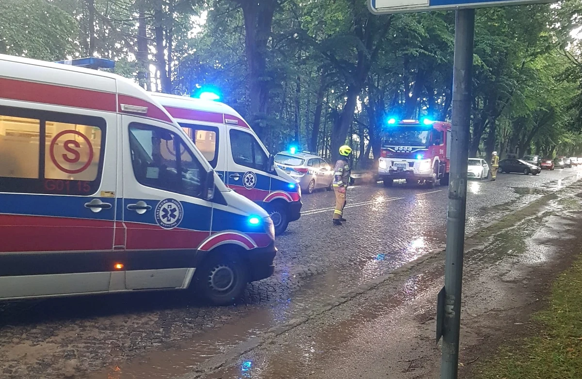 W ludzi w Rozewiu (woj. pomorskie) uderzył piorun - poinformowała Komenda Powiatowa Państwowej Straży Pożarnej. Jedna osoba doznała poparzeń, a u drugiej doszło do zatrzymania krążenia. Obie trafiły już do szpitala. 