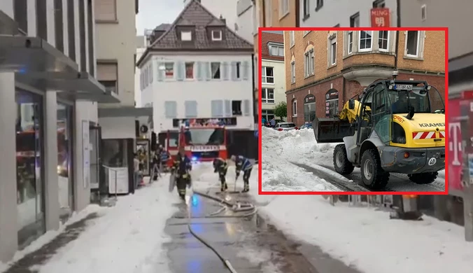 Ogromne gradobicie w Niemczech. Pługi śnieżne na ulicach