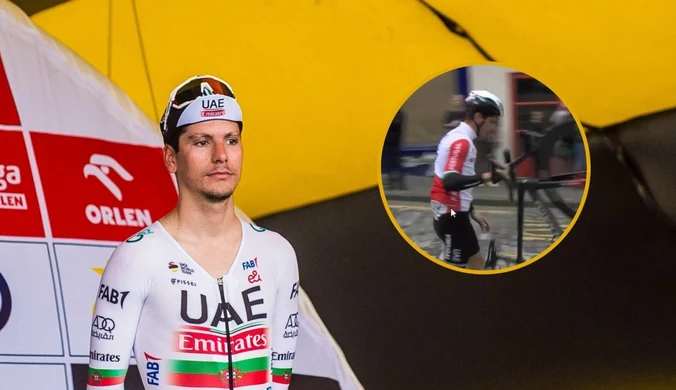 Koszmar bohatera Tour de Pologne. Nie dojechał nawet do startu