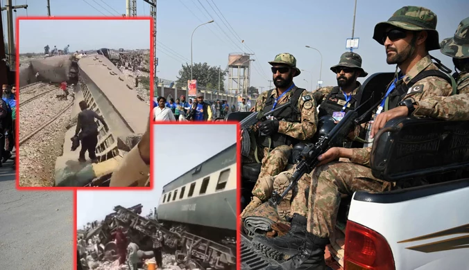 Katastrofa kolejowa w Pakistanie. Co najmniej 15 osób nie żyje, wielu rannych