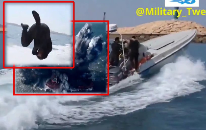 Wygląda na to, że Irańczycy przy projektowaniu swoich nowych jednostek nawodnych postanowili sięgnąć do japońskich tradycji. W mediach społecznościowych pojawiło się nagranie łodzi-kamikadze, z których trzeba wyskoczyć do wody przed uderzeniem.