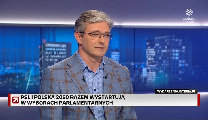 Jarubas w "Gościu Wydarzeń": Wystąpienie Kaczyńskiego było napastliwe i dehumanizujące