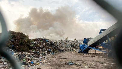 Pożar odpadów w Siedliskach ugaszony