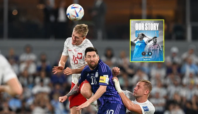 Co za plakat! Karol Świderski obok Leo Messiego. Niesamowity widok