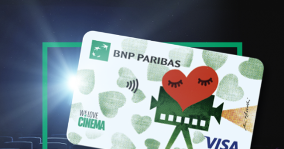Grupa BNP Paribas od lat jest znana z zaangażowania w promocję kultury filmowej. Pod hasłem "We Love Cinema" wspiera kino od ponad 100 lat – obecnie organizacja jest sponsorem 40 festiwali w Europie, w tym 4 w Polsce.