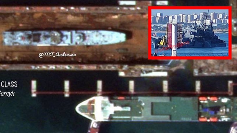 Kilka dni temu, Siły Zbrojne Ukrainy zaatakowały dronem morskim rosyjski okręt desantowy Olenegorski górnik. Teraz wiemy już, gdzie się znajduje.