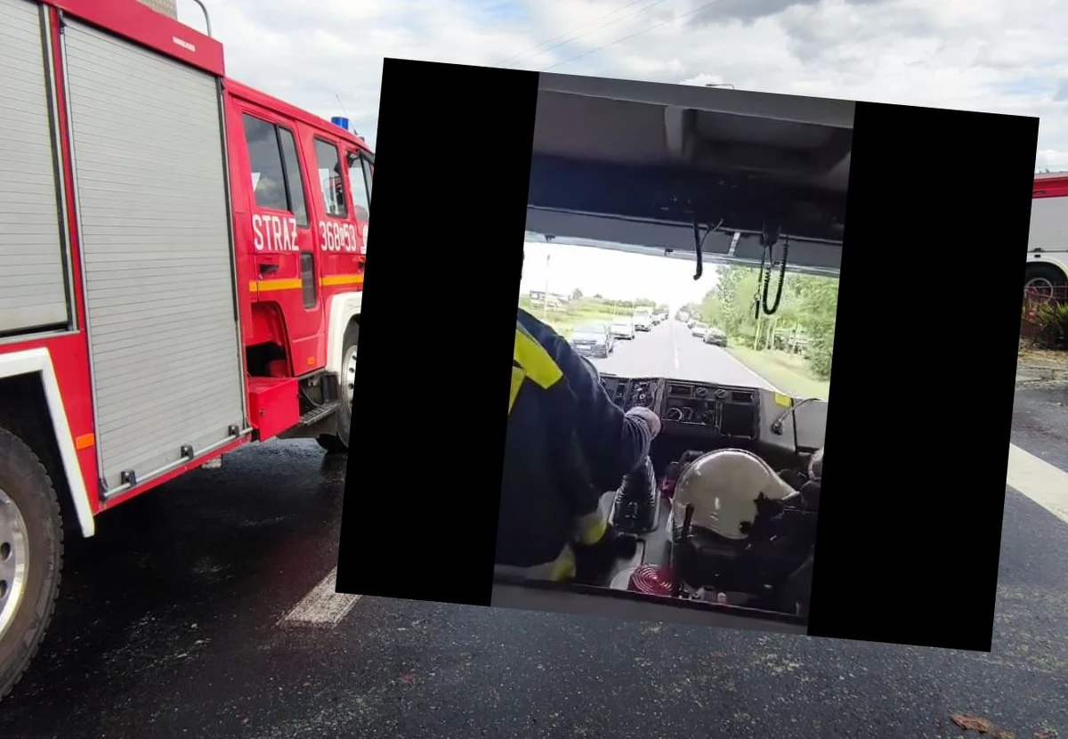 Strażacy z Ochotniczej Straży Pożarnej w Szpetalu Górnym w województwie kujawsko-pomorskim umieścili w mediach społecznościowych nagranie ze swojej drogi do wypadku. Strażacy jadą bez najmniejszych przeszkód, a to wszystko dzięki idealnie stworzonemu korytarzowi życia.