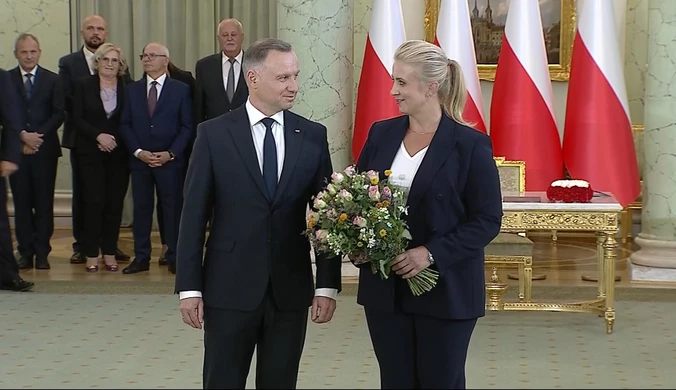 Katarzyna Sójka nową minister zdrowia. Zaprzysiężenie w Pałacu Prezydenckim