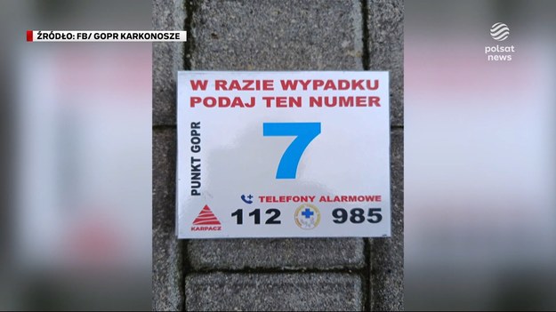 Tysiące turystów i dwieście tabliczek, które mogą uratować im życie. Bo trudno wezwać pomoc, gdy tracimy orientację w terenie. Dlatego na nowym oznakowaniu znajdziemy nie tylko numery alarmowe, ale i cyfry lokalizacyjne, dzięki czemu łatwiej będzie znaleźć nas.Materiał dla "Wydarzeń" przygotowała Anna Wietrzyk.