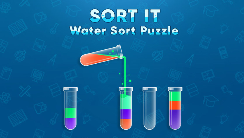 Gra online za darmo Sort It - Water Sort Puzzle to zabawna i wciągająca gra logiczna! Sprawdź swoją inteligencję rozwiązując łamigłówkę i uzyskaj jak najwyższy wynik.