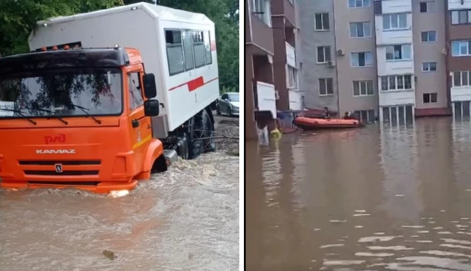 Wielka woda w rosyjskim mieście. Tama nie wytrzymała