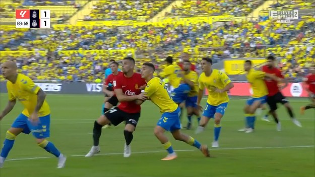 Skrót meczu  Las Palmas - RCD Mallorca 1-1. 

Bramki: 29. Viera (kar.) – 70. Raíllo (Darder)
