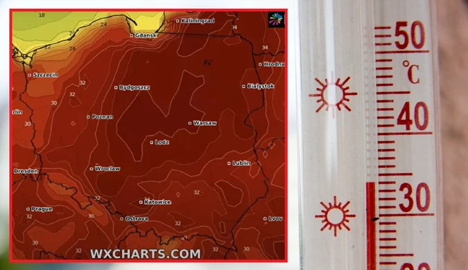 Ekstremalny upał w Polsce. Niemal 40 stopni