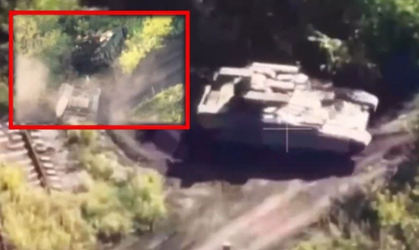 Ukraińskie siły zbrojne przekonują, że zniszczyły cenny rosyjski pojazd opancerzony "Terminator". Co więcej, przy okazji trafienie zaliczył też czołg T-80, a wszystko z udziałem niedrogich dronów. 