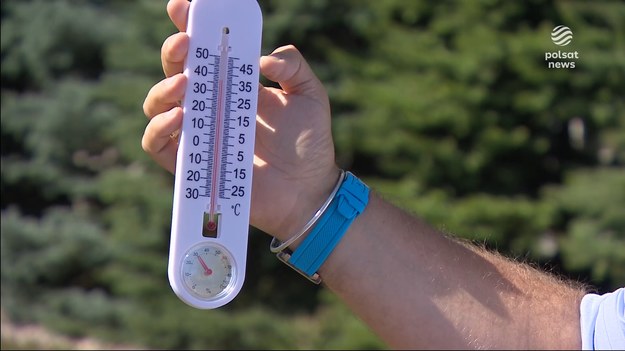 Mamy tegoroczny rekord temperatury. 35,5 stopnia Celsjusza pokazały dziś termometry w podwarszawskim Legionowie. Polska jest dziś jednym z najcieplejszych rejonów Europy. Ostrzeżenia od upałów są praktycznie w całym kraju. Dla ''Wydarzeń'' Agnieszka Milczarz.