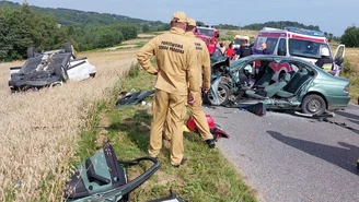 Tragiczny wypadek na Podkarpaciu. Jedna osoba zginęła, cztery są ranne