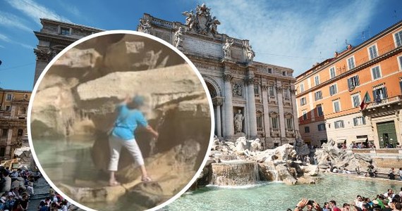 Kolejny przykład braku szacunku turystów wobec historii i zabytków Włoch. W mediach społecznościowych pojawił się film nakręcony w zeszłym miesiącu w Rzymie. Widać na nim kobietę, która weszła na fontannę di Trevi, żeby napełnić wodą swoją butelkę. 