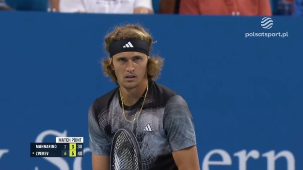 Skrót meczu Alexander Zverev - Adrian Mannarino 2:0 (6:2, 6:3).

