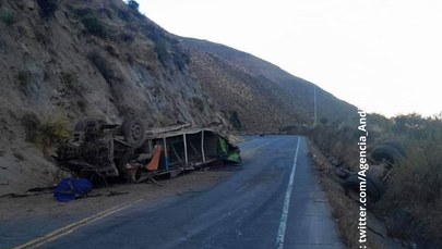 Autobus w Andach runął w przepaść. Zginęło 13 osób